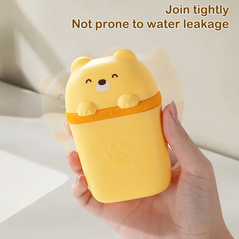 Plastic Soap Dish Travel Box Holder Container With Lid Durable Soap Case Strong Sealing Organizer Bathroom Home Outdoor Hiking