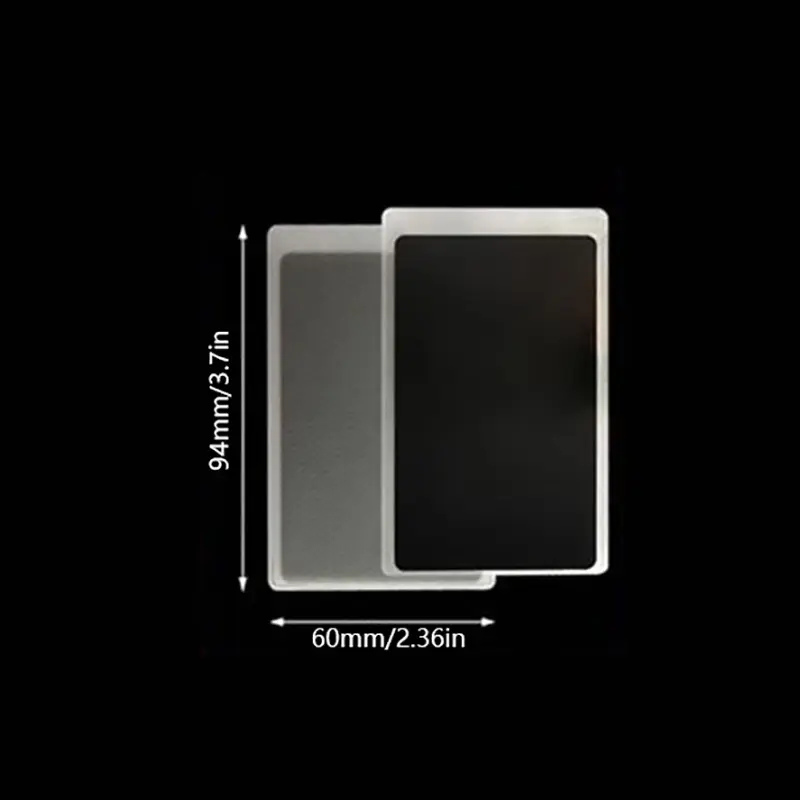 Multipurpose Privacy Protective Case For Bank Cards And ID Cards Durable PVC Anti Peeping Personal Information Protector