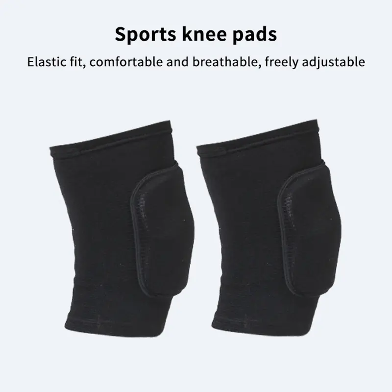 Sports Compression Knee Pads Elastic Knee Protector Thickened Sponge Knee Brace Support For Dancing Workout Training Yoga