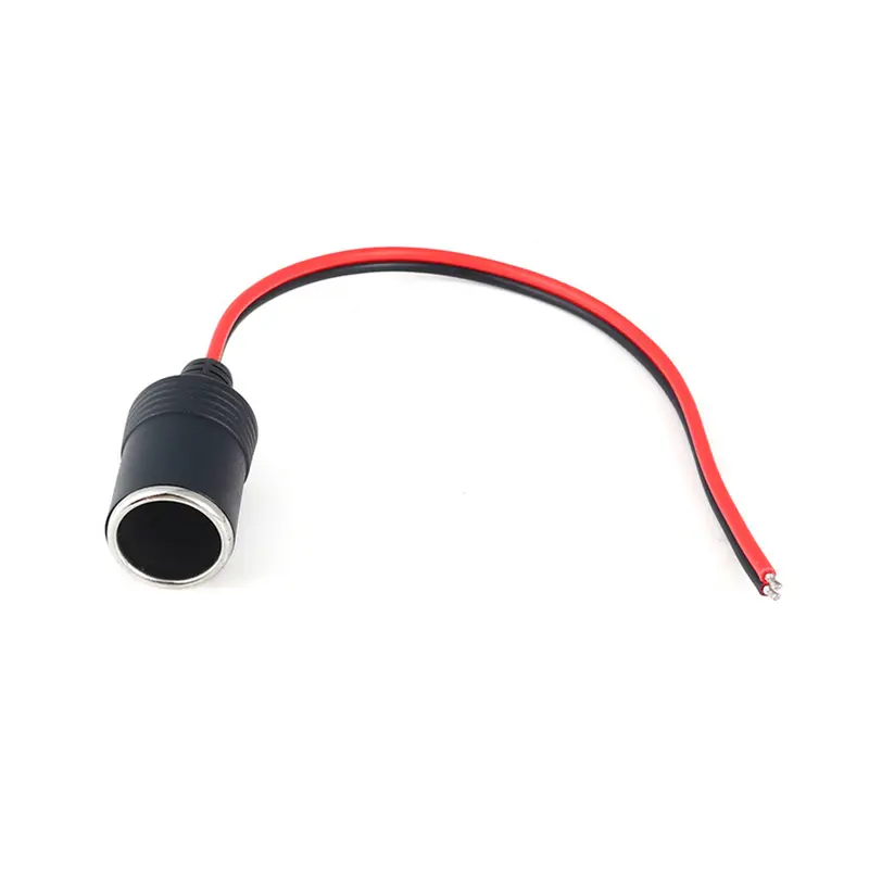 1PC Vehicle Mounted Cigarette Lighter Connector Plug With Female Socket Plug 12V24V 10A High-power Cigarette Lighter Extension