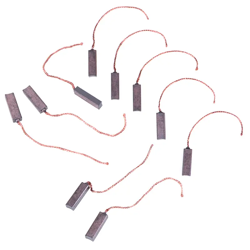 10Pcs Motor Carbon Brushes 4.5*6.5*20mm Regulator Carbon Brush For Electrical Appliances