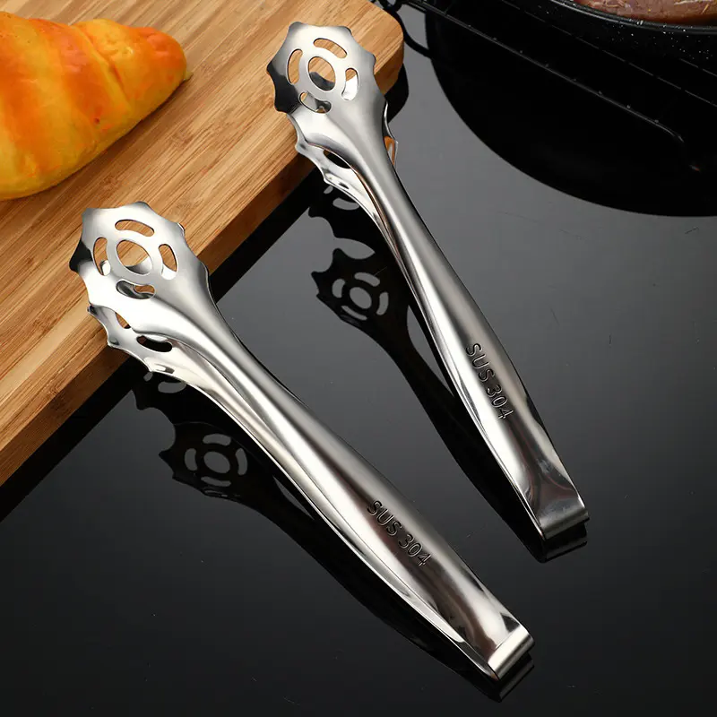 Stainless Steel Clip Mini Sugar Tongs Barbecue Food Serving Clamp Kitchen Barware Bar Bartender Accessories