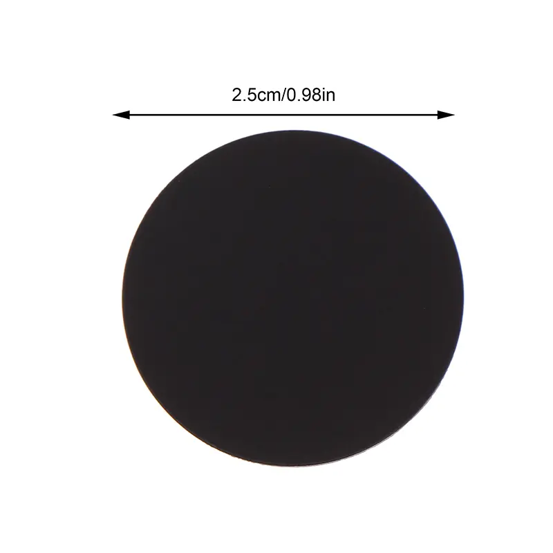 5pcs 25mm Round Black White Ntag215 NFC Coin Card Labels 504 Bytes Rewritable Smart Tags For NFC Phone Game