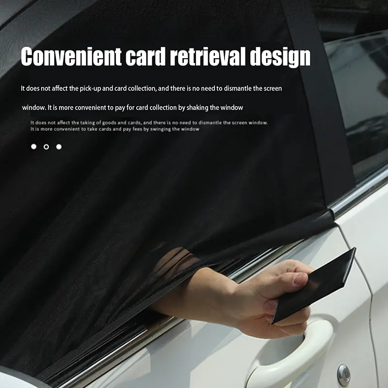 Car Window Net Car With The Car Sunshade Anti-mosquito Insect Ventilation Breathable Shading Cooling Car Door Screen Window