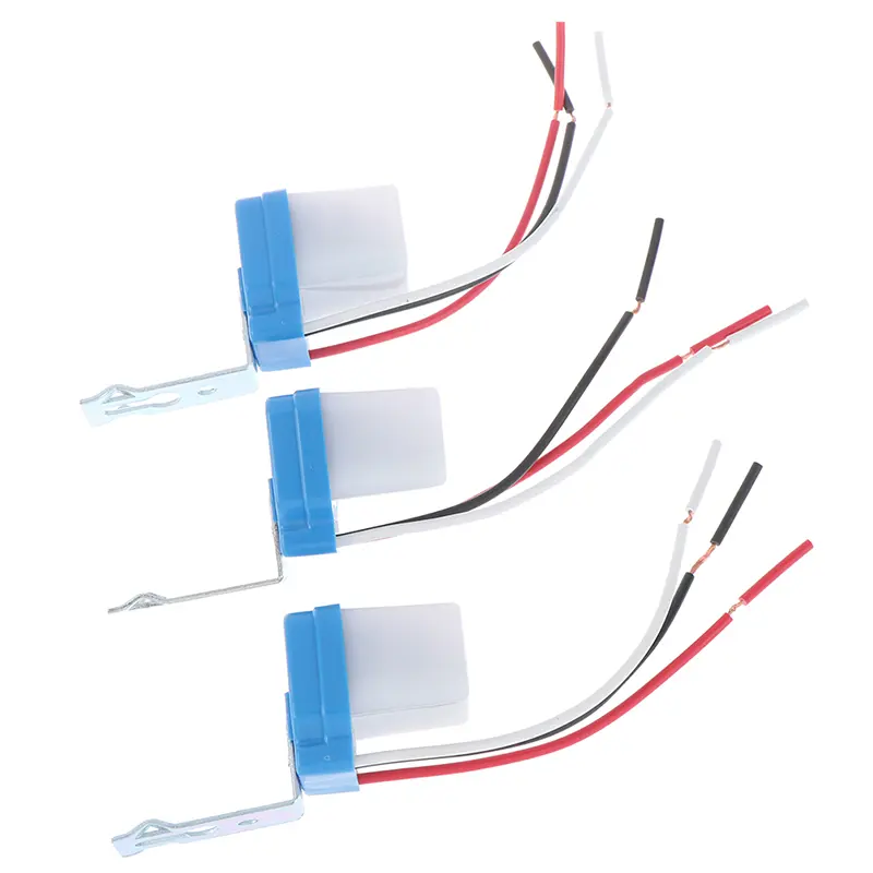 Auto Street Light Switch AC 24V 110V 220V Night On Day Off Sensor Switch For Outdoor Lighting Control