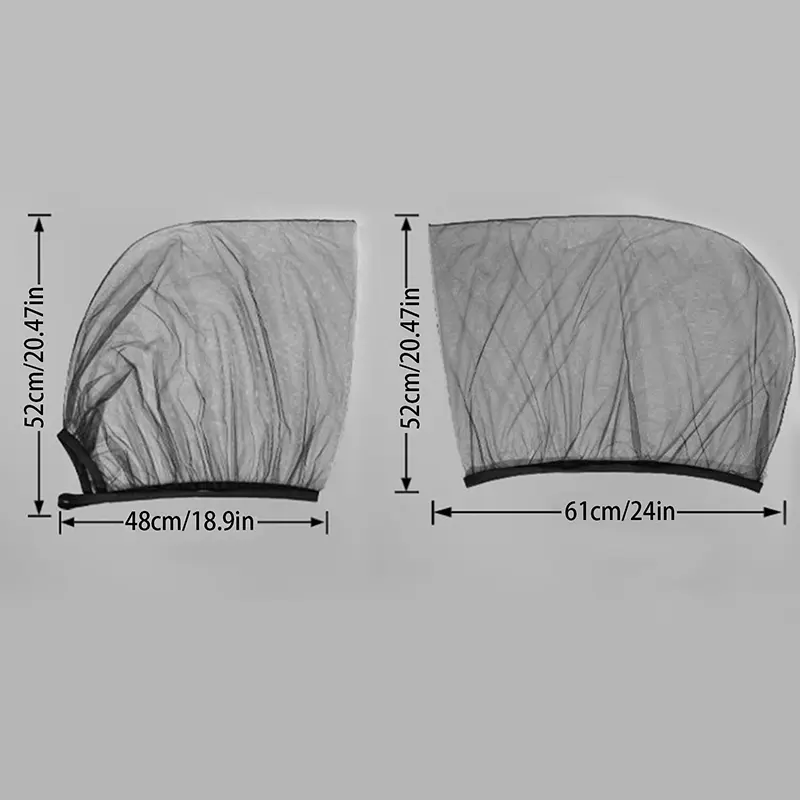 Car Window Net Car With The Car Sunshade Anti-mosquito Insect Ventilation Breathable Shading Cooling Car Door Screen Window