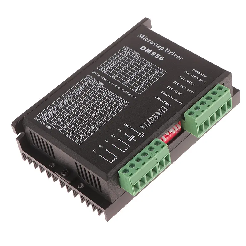 DM542/556/860 DSP Digital Stepper Motor Driver 2 Phase 20-50V DC 1-5.6A For 42 57 86 Stepper Motor Nema17/23 Stepper Motor