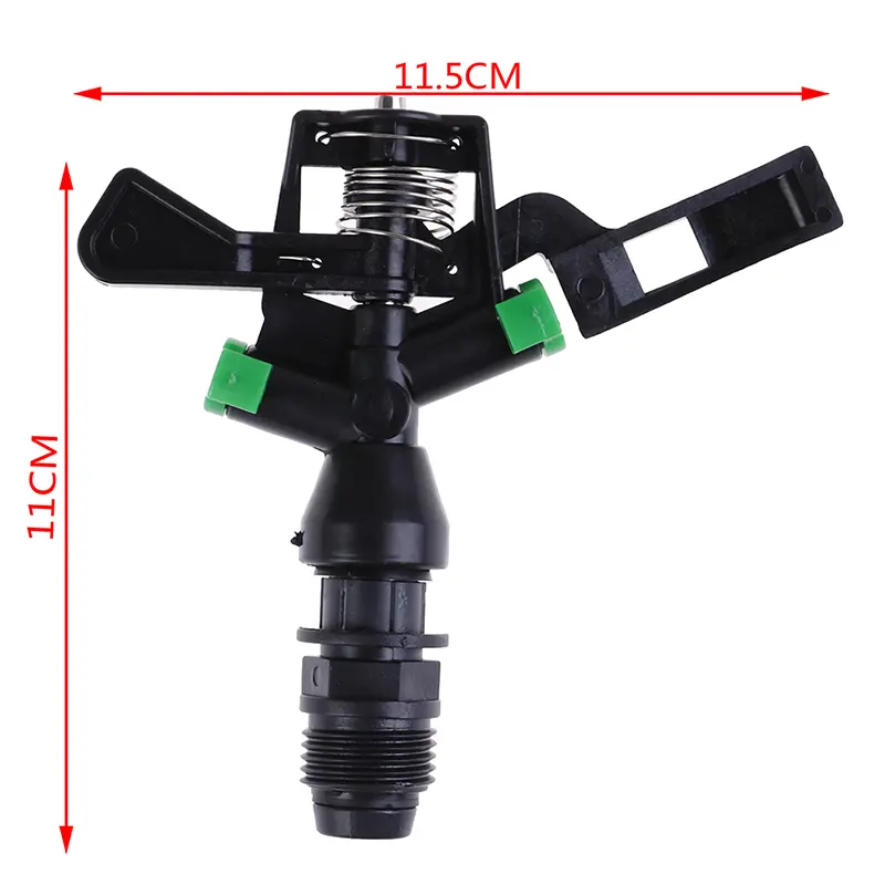 1Pc 1/2" Rotating Sprinkler Rocker Nozzle For Farm Garden Irrigation - Efficient Watering System
