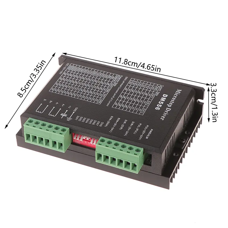 DM542/556/860 DSP Digital Stepper Motor Driver 2 Phase 20-50V DC 1-5.6A For 42 57 86 Stepper Motor Nema17/23 Stepper Motor