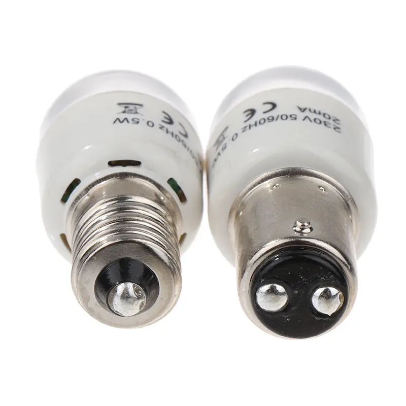 1pcs Sewing LED Bulb Lights AC 190-250V E14 Light BA15D 0.5W Home Lamp For Sewing Machine Eye Protection Brightness 25lm