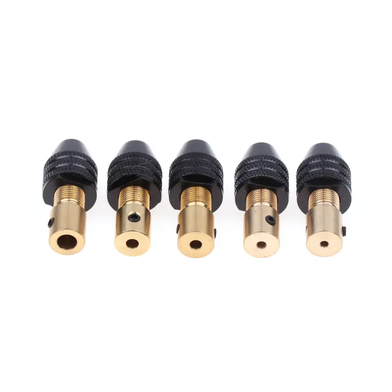 Multi-functional Electric Grinding Copper Drill Chuck With Small Wrench 0.3-3.4mm Universal Small Electronic Drill Bit Collet