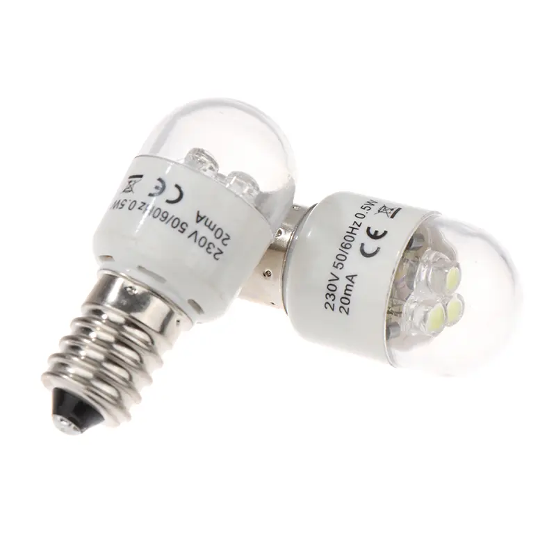1pcs Sewing LED Bulb Lights AC 190-250V E14 Light BA15D 0.5W Home Lamp For Sewing Machine Eye Protection Brightness 25lm