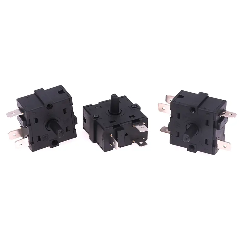 1pc High Quality Rotary Switch Selector 3/5 Pin 2/4 Position Radiator For Electric Room Heater AC 250V 16A DIY Home Repaire Part