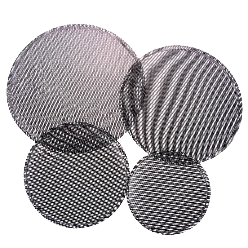 For 1"/2"/3"/4"/5"/6.5"/8"/10"/12" Inch Auto Speaker Conversion Net Cover Car Decorative Circle Metal Mesh Grille Protect
