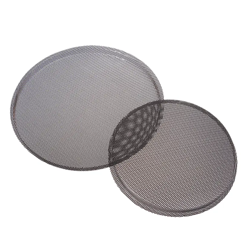 For 1"/2"/3"/4"/5"/6.5"/8"/10"/12" Inch Auto Speaker Conversion Net Cover Car Decorative Circle Metal Mesh Grille Protect
