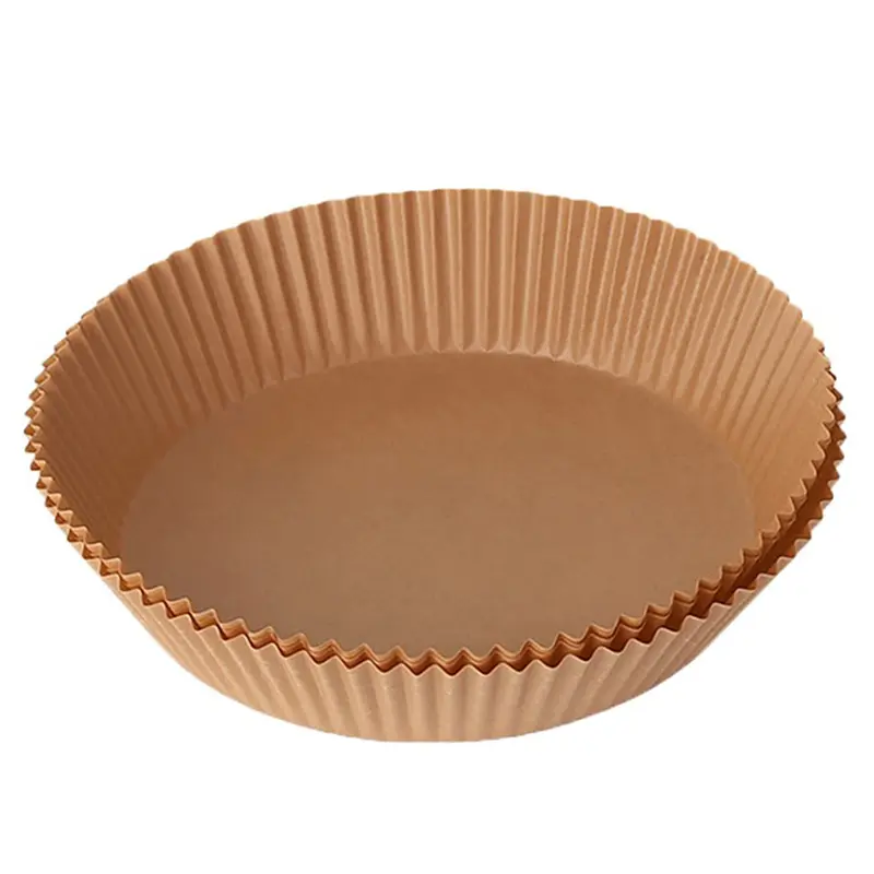 Air Fryer Disposable Paper Liner Round Non-Stick Mat Steamer Baking Mats For Easy Cleaning And Food Protection