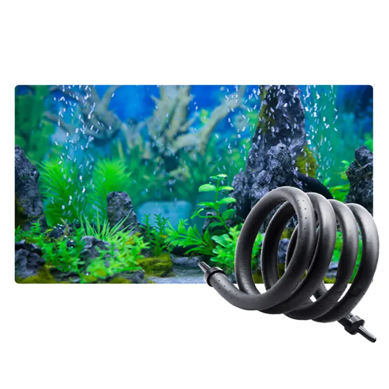 Aquarium Air Stone Bubble Bar Wall Curtain Tube Hose Fish Tank Pump Hydroponic Oxygen Diffuser Tube 20cm ~ 120cm