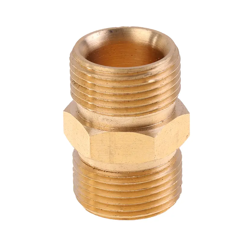 1pcs Hose Extension Connector Adapter Copper M22 14mm And 15mm Male Thread Female High Pressure Washer Hose Coupler Adaptor