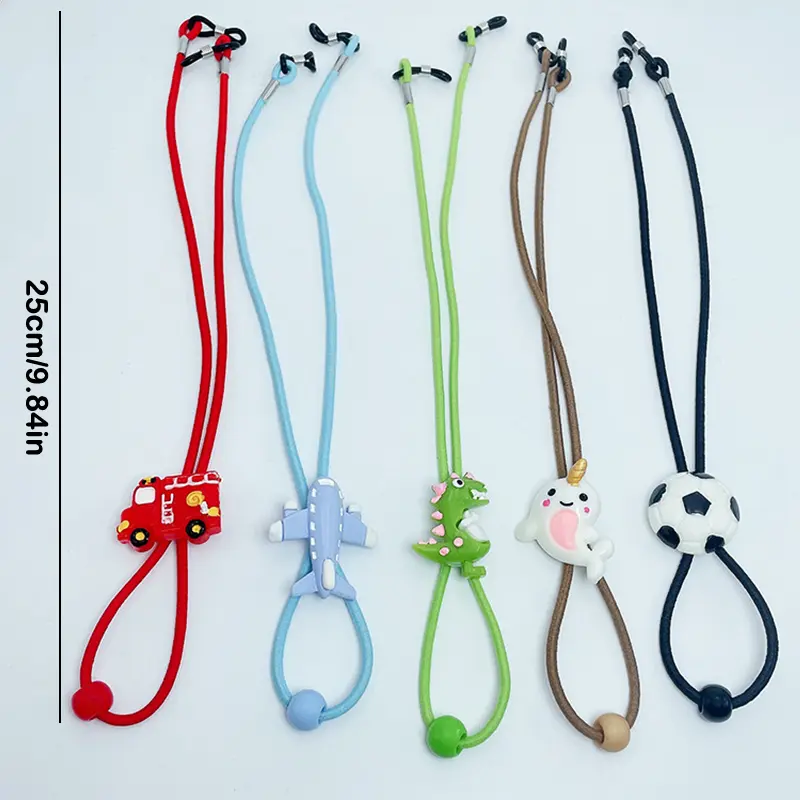 Children Glasses Rope Glasses Lanyard Anti-Lost Kawaii Cartoon Hanging Neck Glasses Chain Sunglasses Lanyards Eyewear Cord