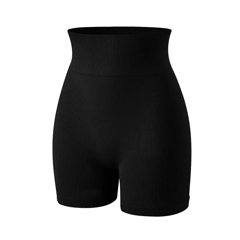 Seamless Knitted Sports Shorts Casual High Waist Push Up Cycling Shorts Fitness Running Tight Hip Lifting Yoga Shorts Sportswear