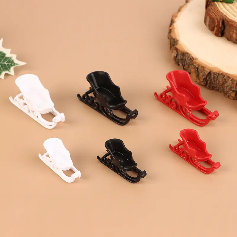 Christmas Holiday Decorations Santa Claus Snow Car Ornaments DIY Accessories Adornment