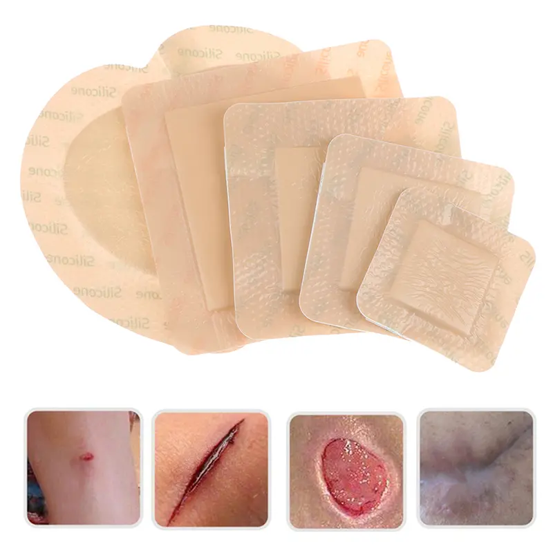 5 Sizes Hydrocolloid Adhesive Dressing Sterile Wound Care Healing Pad Patch For Bedsores - Wound Dressing