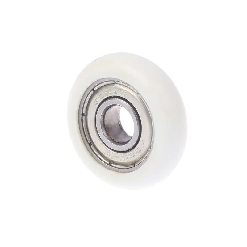 1Pc 608 ZZ Nylon POM Round Roller Wheel 8x30x8.5mm POM Wrapped Bearing Pulley Plastic Wheel For Smooth Motion Applications
