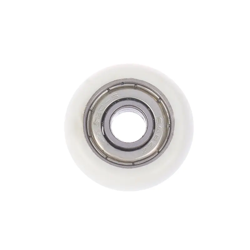 1Pc 608 ZZ Nylon POM Round Roller Wheel 8x30x8.5mm POM Wrapped Bearing Pulley Plastic Wheel For Smooth Motion Applications