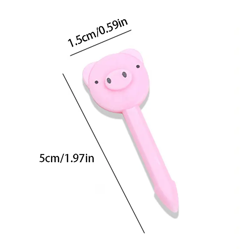 Mini Animal Fruit Forks - Food Grade Plastic Cartoon Kids Cake Toothpicks Bento Lunch Accessories Party Decoration Gift