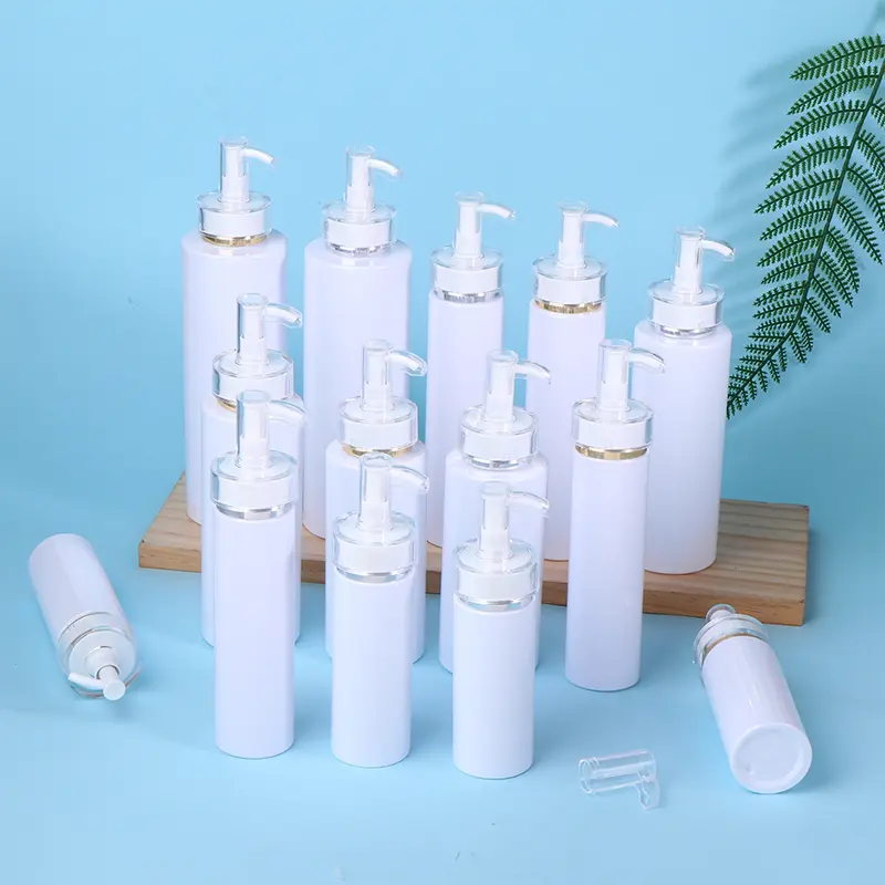 Refillable Travel Pump Bottle 100/120/150/200ml Cosmetic Container Press Type Lotion Dispenser For Women's Makeup