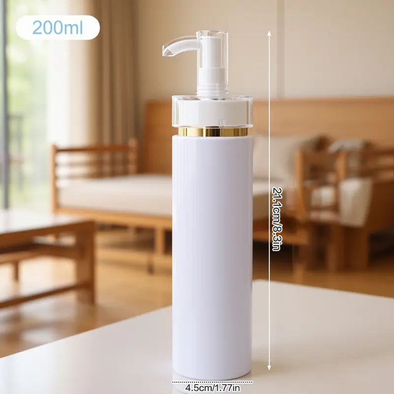 Refillable Travel Pump Bottle 100/120/150/200ml Cosmetic Container Press Type Lotion Dispenser For Women's Makeup