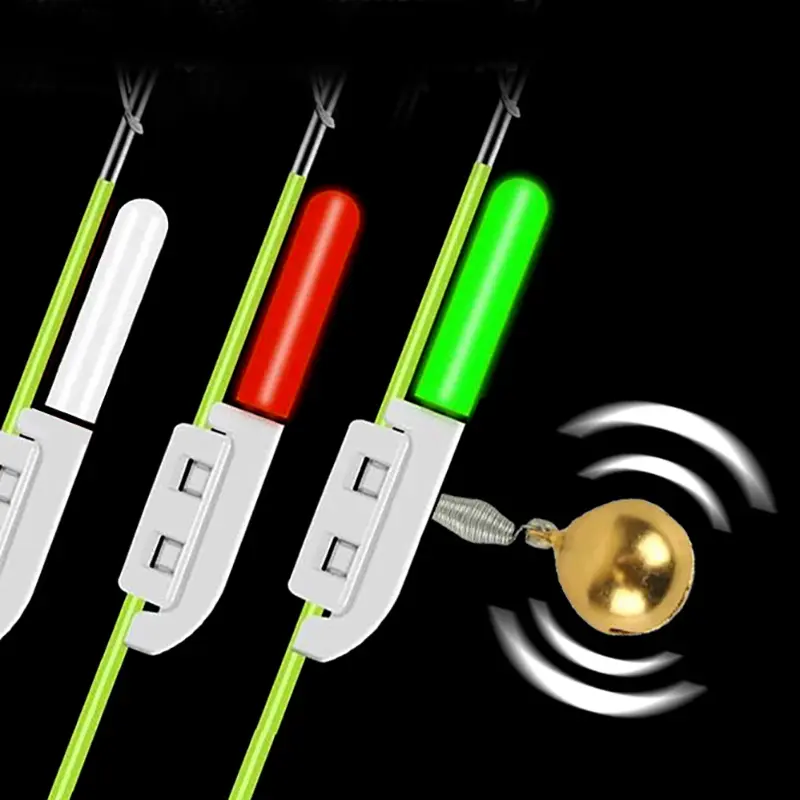 Waterproof LED Fishing Rod Light Removable Luminous Stick Electronic Float Tackle For Night Rock Fishing Useful Battery ﻿