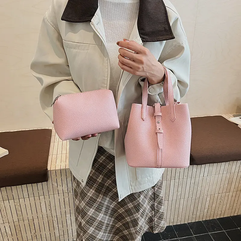 LEFTSIDE Vintage Small PU Leather Shoulder Bags for Women Bucket Crossbody Bag 2025 Winter Luxury Designer Purses and Handbags