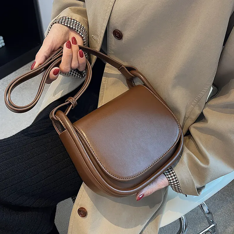 2025 Winter Brand PU Leather Women's Designer Underarm Handbag Short Handle Luxury Brand The Latest Shoulder Crossbody Bags