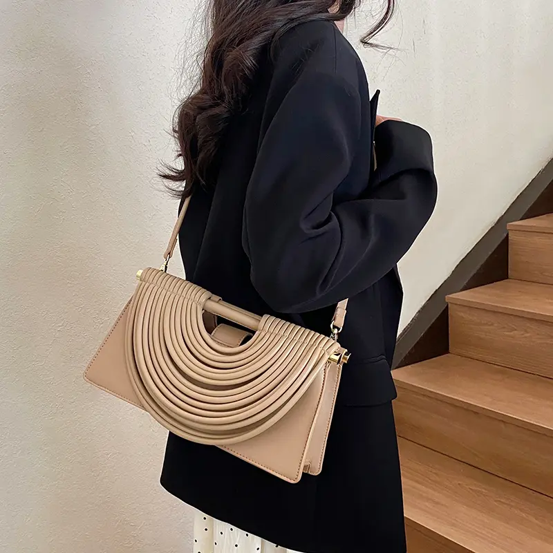LEFTSIDE Small Crossbody Bags for Women PU Leather Shoulder Bag 2025 Luxury Designer Trendy New Brand Purses and Handbags