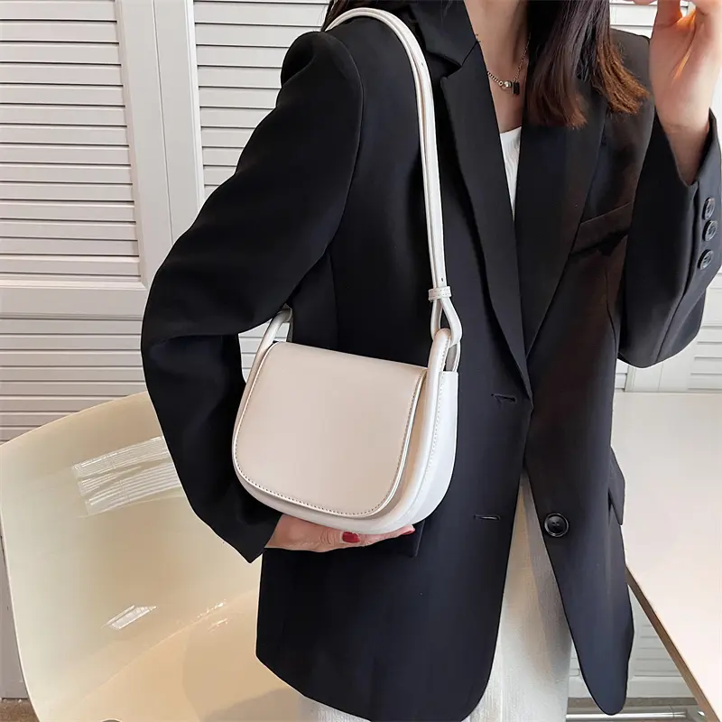 2025 Winter Brand PU Leather Women's Designer Underarm Handbag Short Handle Luxury Brand The Latest Shoulder Crossbody Bags