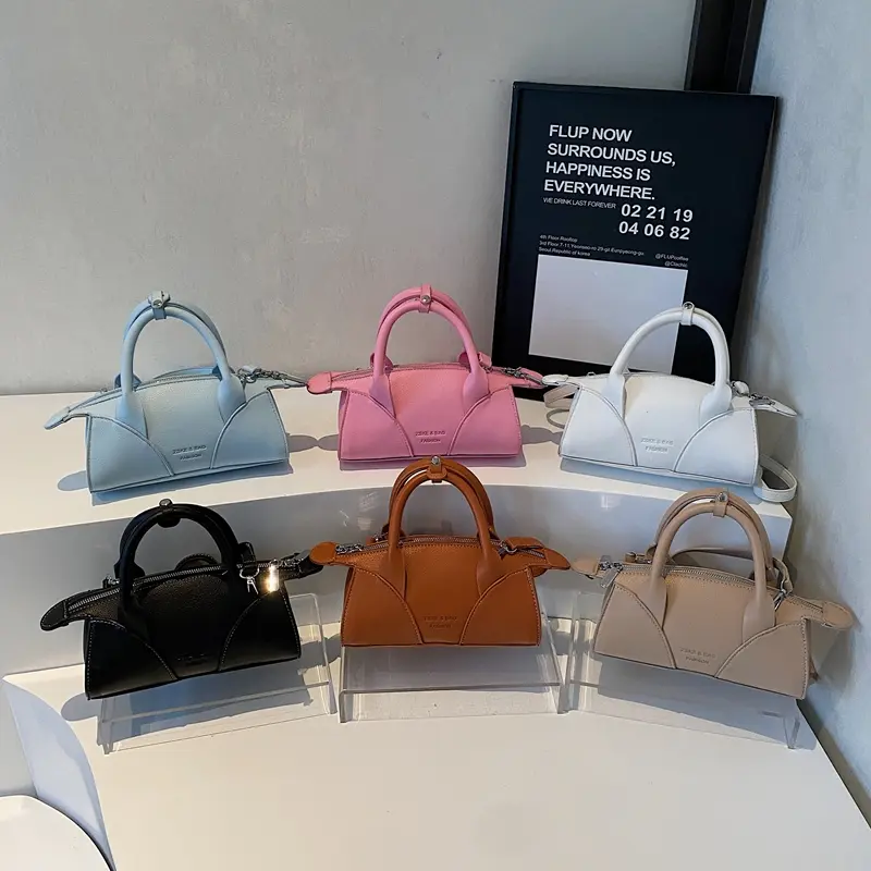 LEFTSIDE PU Leather Small Crossbody Bags Lady Shoulder Bag for Women 2025 New Short Handle Hand Bags Retro Handbags And Purses