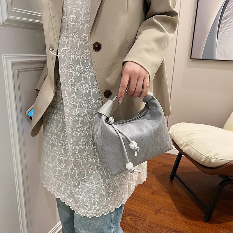 LEFTSIDE Women Small PU Leather Design Underarm Shoulder Bag 2025 New Simple Trendy Crossbody Bag Female Handbags and Purses
