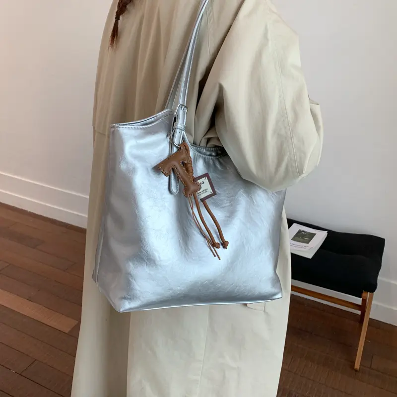 LEFTSIDE Design PU Leather Underarm Bags for Women 2025 Trend Female Luxury Brand Retro Shoulder Tote Bag Handbags and Purses