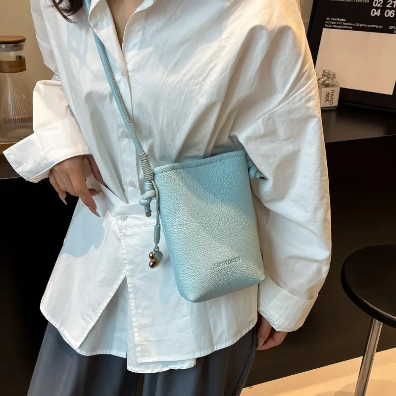 LEFTSIDE Cute Mini PU Leather White Crossbody Bags for phone Women 2025 Fashion New Shoulder  Bag Females Handbags and Purses