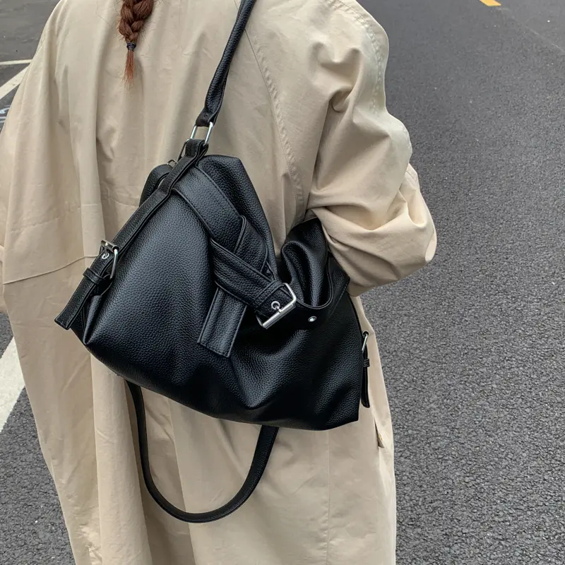 LEFTSIDE Small PU Leather Shoulder Bags for Women 2025 Luxury Designer Crossbody Bag Females Brand Retro Simple Handbags