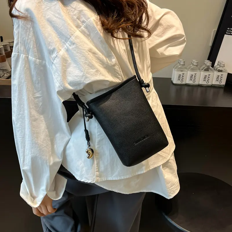 LEFTSIDE Cute Mini PU Leather White Crossbody Bags for phone Women 2025 Fashion New Shoulder  Bag Females Handbags and Purses