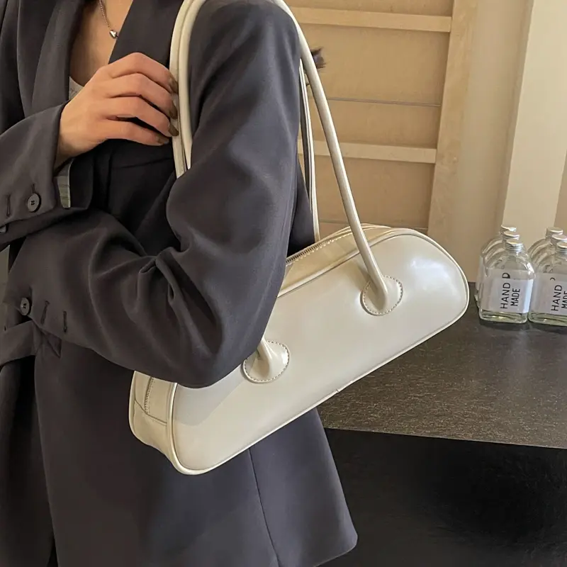 LEFTSIDE Design Pu Leather Large Shoulder Bags for Women 2025 New Trend Female Crossbody Bag Solid Color Handbags and Purses RED