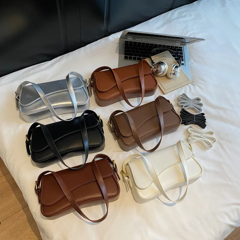 LEFTSIDE Small Silver Flap Crossbody Bags for Women 2025 New Summer Trend Fashion Shoulder Bag Females Handbags and Purses