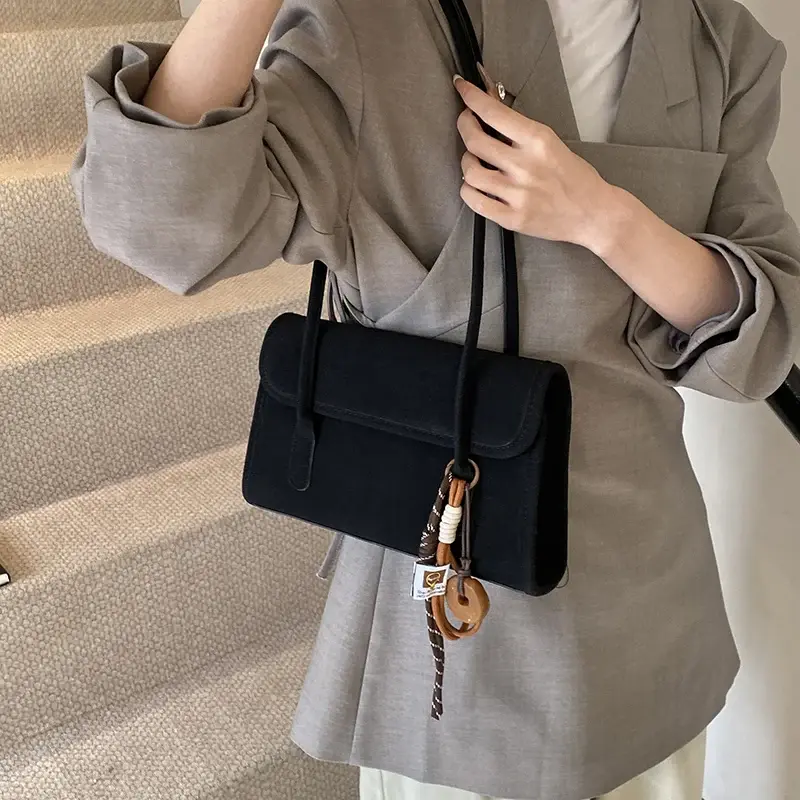LEFTSIDE Small PU Leather Tote Bags Lady Shoulder Bag for Women 2024 Winter New Trend Fashion Y2K Retro Handbags and Purses