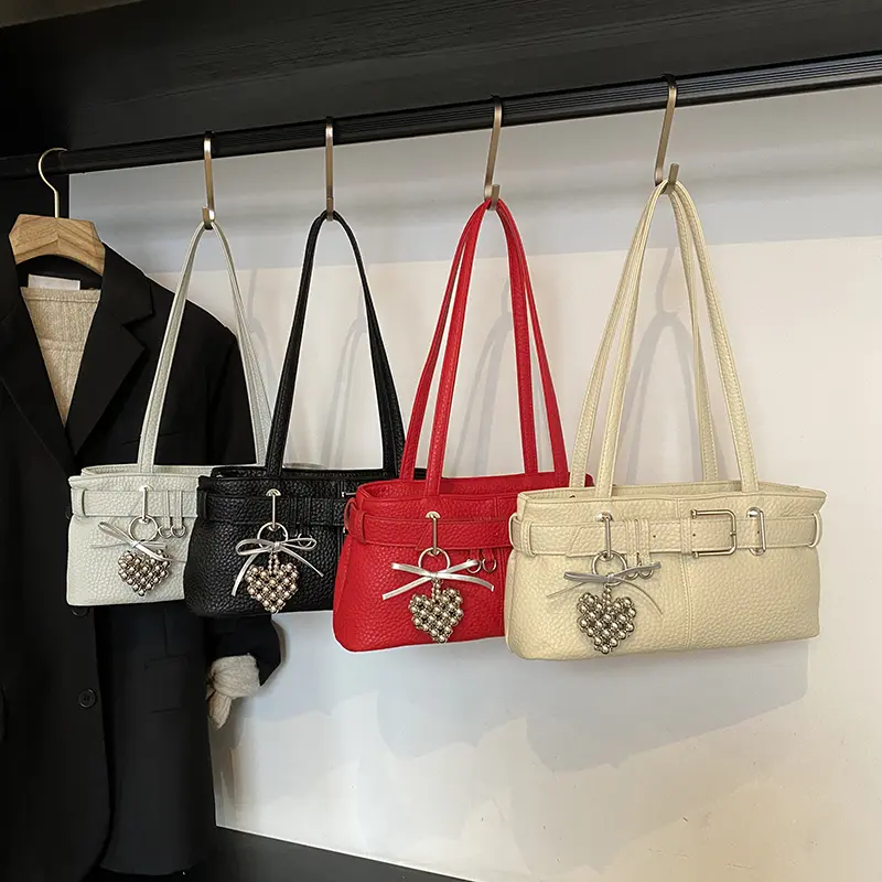LEFTSIDE Small PU Leather Underarm Bags for Women 2025 Ladies Fashion Shoulder Bag Females Summer Handbags and Purses Tote Bag