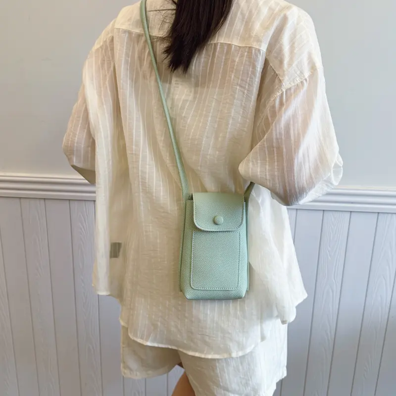 LEFTSIDE Design PU Leather Mini Crossbody Bags Lady Shoulder Bag for Phone Women 2025 New Trend Luxury Handbags and Purses