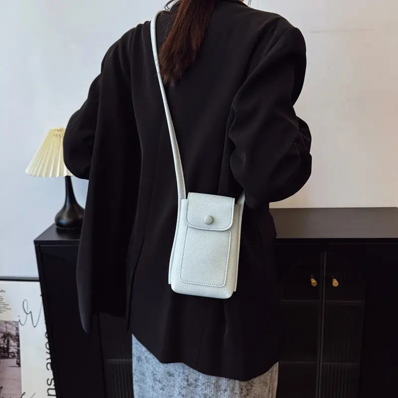 LEFTSIDE Design PU Leather Mini Crossbody Bags Lady Shoulder Bag for Phone Women 2025 New Trend Luxury Handbags and Purses