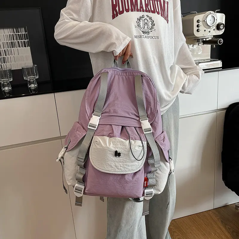 LEFTSIDE Women's Soft Big Cloth Backpacks 2025 New in Fashion Summer Backpack Girls School Book Bag Cute Travel Back Pack