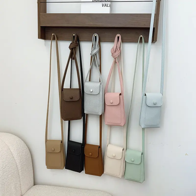 LEFTSIDE Design PU Leather Mini Crossbody Bags Lady Shoulder Bag for Phone Women 2025 New Trend Luxury Handbags and Purses